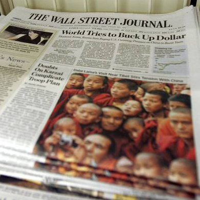 Il Wall Street Journal interrompe la stampa a Hong Kong