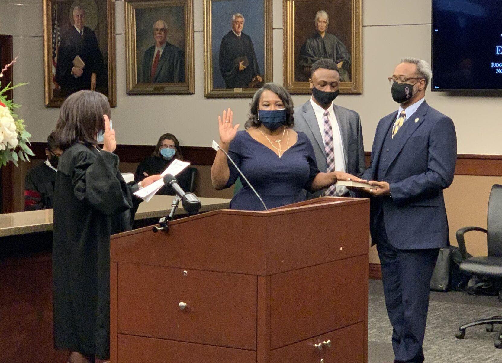 This has been a long time coming : Hill Brown sworn in as Cobb